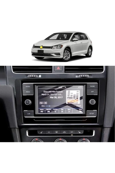 ZDN Case Volkswagen Polo Uyumlu 7 İnç Multimedya Nano Ekran Koruyucu Film ürün görseli 1