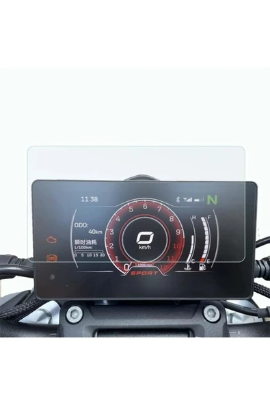 ZDN Case Cf Moto 650 MT Dijital Bilgi Ekranı Gösterge Uyumlu 9H Nano Ekran Koruyucu 2023 2024 ürün görseli 1