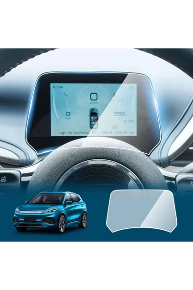 ZDN Case BYD Atto 3 Dijital Gösterge 9H Nano Ekran Koruyucu ürün görseli 1