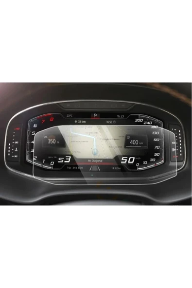 ZDN Case Seat Cupra Dijital Gösterge Ekran Koruyucu Paneli Koruyucu Nano Film ürün görseli 1