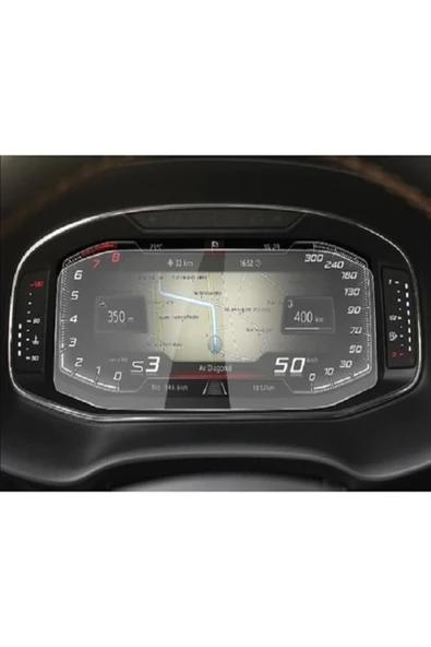 ZDN Case Seat Leon Hayalet Ekran Dijital Gösterge Panel Ekran Nano Koruyucu Film ürün görseli 1