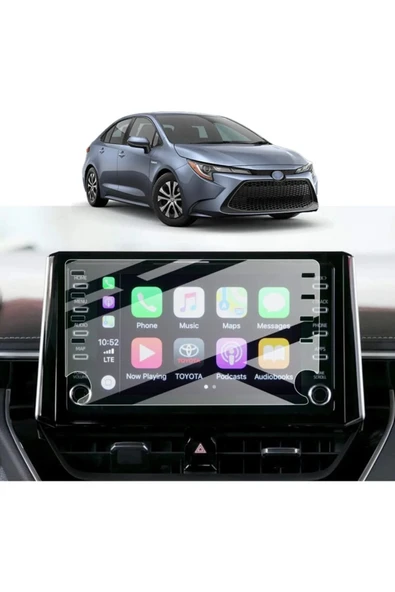 ZDN Case Toyota Corolla 2020 2021 Model 8" Navigasyon Nano Ekran Koruyucu 9h Film ürün görseli 1