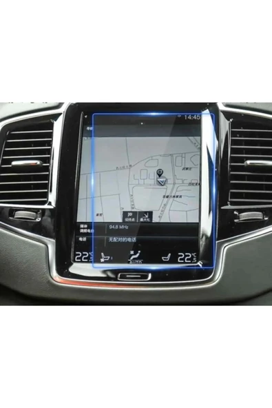 ZDN Case Volvo C40 8.7" Multimedya Navigasyon Nano Ekran Koruyucu ürün görseli 1