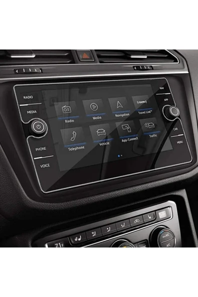 ZDN Case Volkswagen Tiguan 8 inç Navigasyon Nano Ekran Koruyucu 9h Film ürün görseli 1