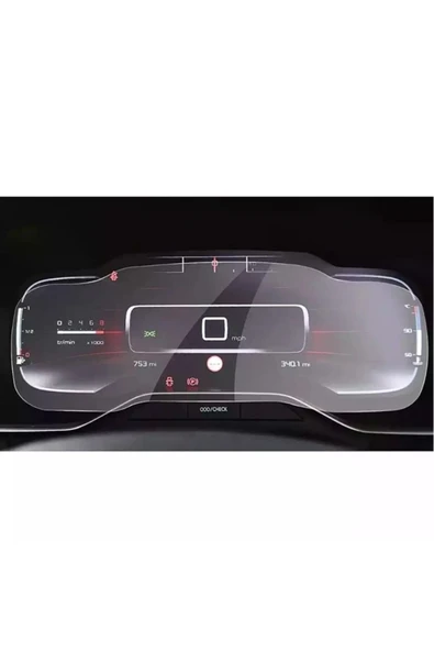 ZDN Case Citroen C5 Aircross Hayalet Dijital Gösterge Uyumlu Nano Ekran koruyucu 2018-2022 ürün görseli 1