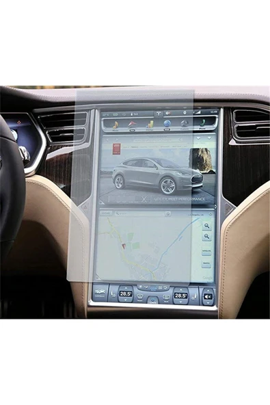 ZDN Case Tesla Model X Uyumlu 17 inç Multimedya Navigasyon Nano Ekran Koruyucu ürün görseli 1