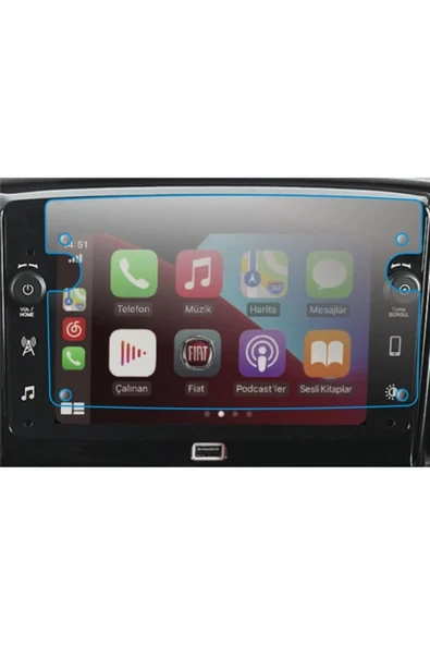 ZDN Case Fiat Doblo 7 Inç Navigasyon Ekran Nano Koruyucu ürün görseli 1