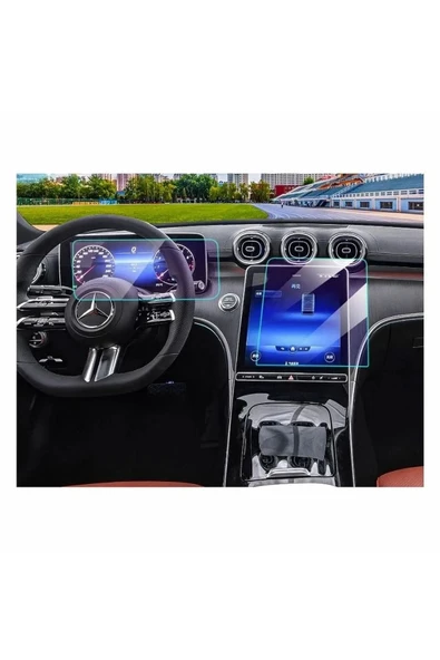 ZDN Case Mercedes S500 Navigasyon ve Dijital Gösterge Uyumlu 9H Nano Ekran Koruyucu 2024 ürün görseli 1