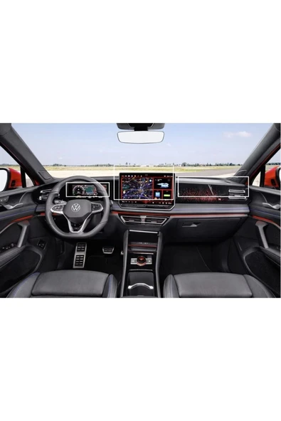 ZDN Case Volkswagen Passat Variant Multimedya Gösterge ve Klima Konsol Uyumlu Nano Ekran Koruyucu Set 2024 ürün görseli 1