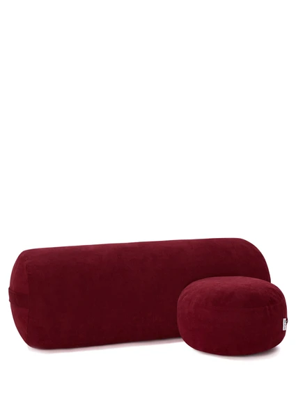 Bordo Bolster & Meditasyon Minderi ürün görseli 1