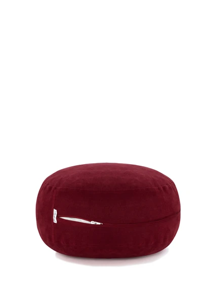Bordo Meditasyon Minderi 33 Cm Çap - Resim 2