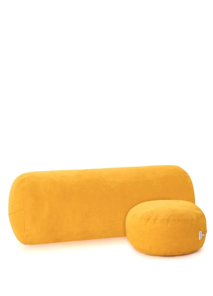 Sarı Bolster & Meditasyon Minderi ürün görseli 1