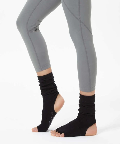 Siyah Bilekli Yoga & Pilates Çorabı ürün görseli 1