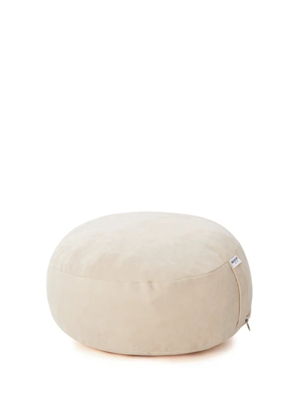 Ekru Meditasyon Minderi 40 Cm Çap ürün görseli 1