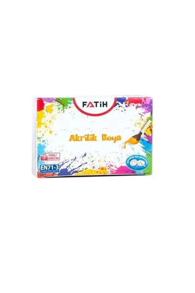 Fatih Akrilik Boya 100 ML Violet 6 Lı ürün görseli 1