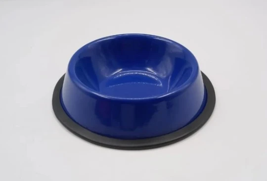 Mavi Çelik Kedi Köpek Mama-Su Kabı 16 Cm ürün görseli 1