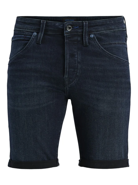 JACK JONES Erkek Likralı Kot Şort 12269608 ürün görseli 1