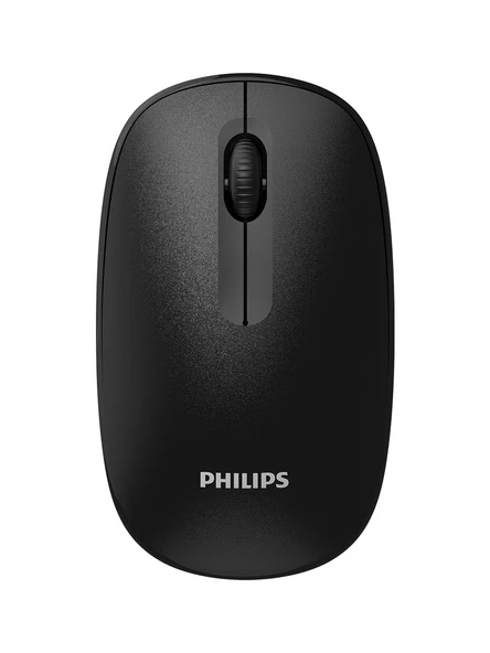 Philips SPK7318B Kablosuz 1600DPI 3 Tuşlu Sessiz Optik Mouse Siyah ürün görseli 1