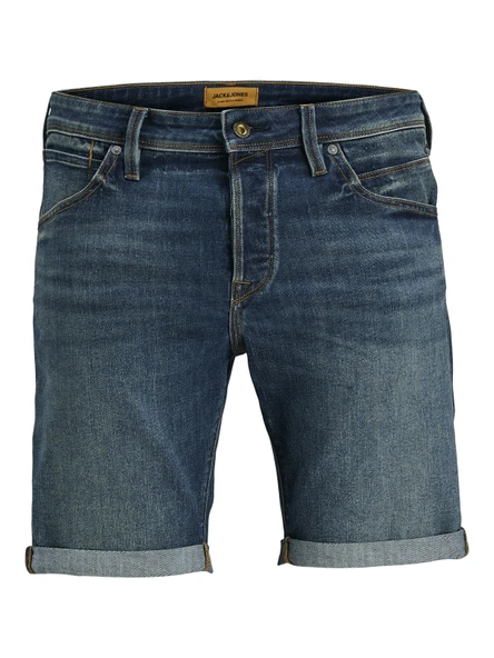 JACK JONES Erkek Likralı Kot Şort 12269608 ürün görseli 1