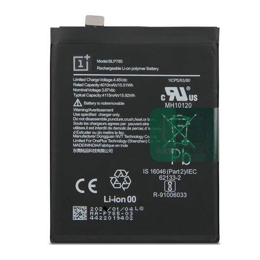 OnePlus Nord 5G Pil Batarya BLP785 5AC2001/AC2003 ürün görseli 1