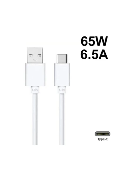 Oppo Vooc Type-c   Uyumlu    Şarj Ve Data Kablosu 65w 6.5a Realme Superdart ürün görseli 1