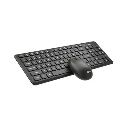 Lenovo Lecoo KW204 2.4GHz Kablosuz Türkçe Q Klavye & Mouse Set Siyah ürün görseli 1
