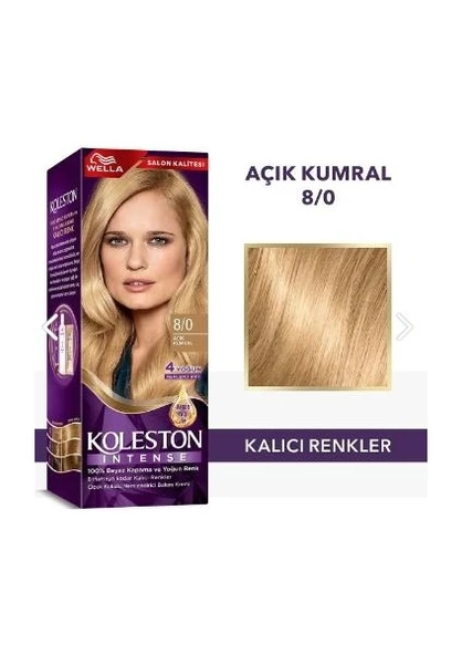 Wella Koleston Intense 8/0 Açık Kumral ürün görseli 1