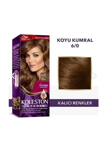 Wella Koleston Intense 6/0 Koyu Kumral ürün görseli 1