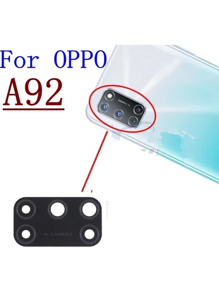 Oppo A92 CPH2059  Arka Kamera Lens Camı ürün görseli 1