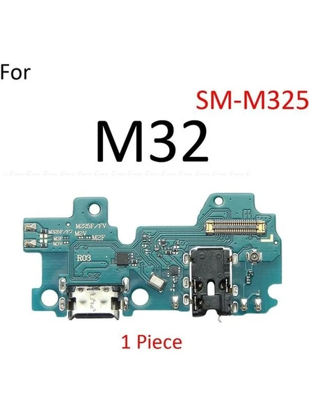 Samsung Galaxy M32 M325F Şarj Soketli Kulaklık Soket Bordu ürün görseli 1