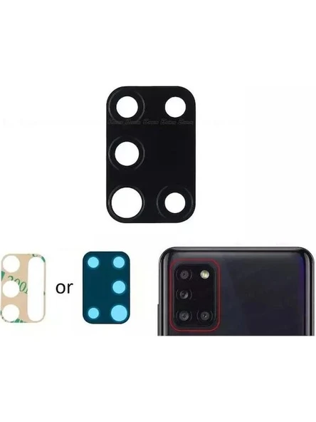 Samsung Galaxy A31 A315F Uyumlu Kamera Lens Camı ürün görseli 1