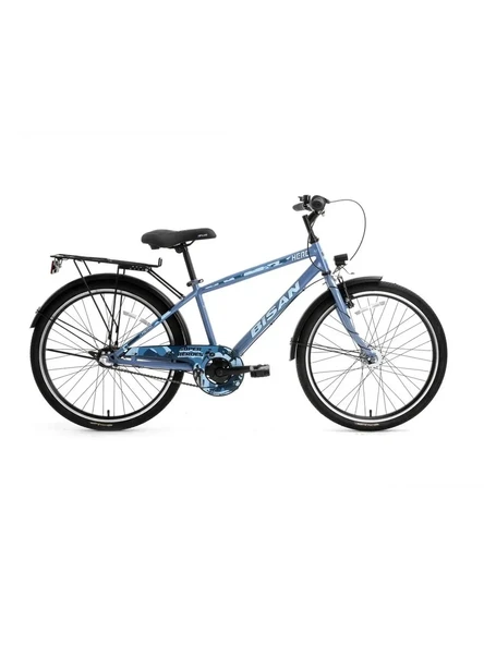 BİSAN HERO ERKEK ŞEHİR BİSİKLETİ 36CM V 24 JANT 3 VİTES METALİK MAVİ MAVİ ürün görseli 1