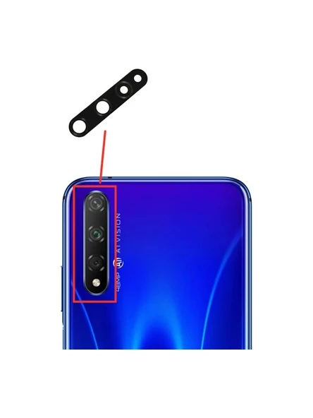 Huawei Nova 5t Arka Kamera Lens Camı ürün görseli 1