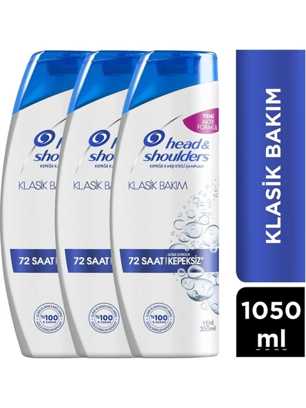 Head&Shoulders Head And Shoulders Head & Shoulders Klasik Bakım Şampuan 350 ml x 3 Adet ürün görseli 1