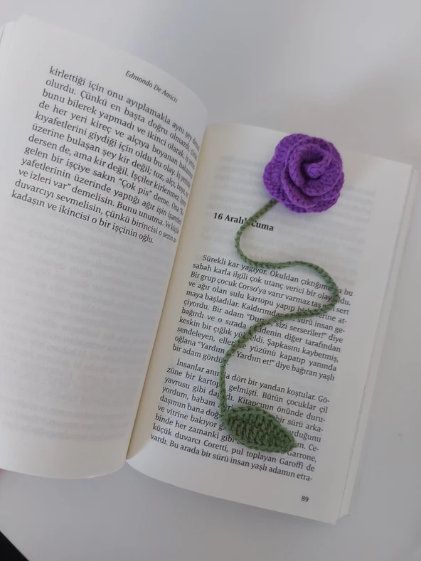 Gül Kitap Ayracı ürün görseli 1