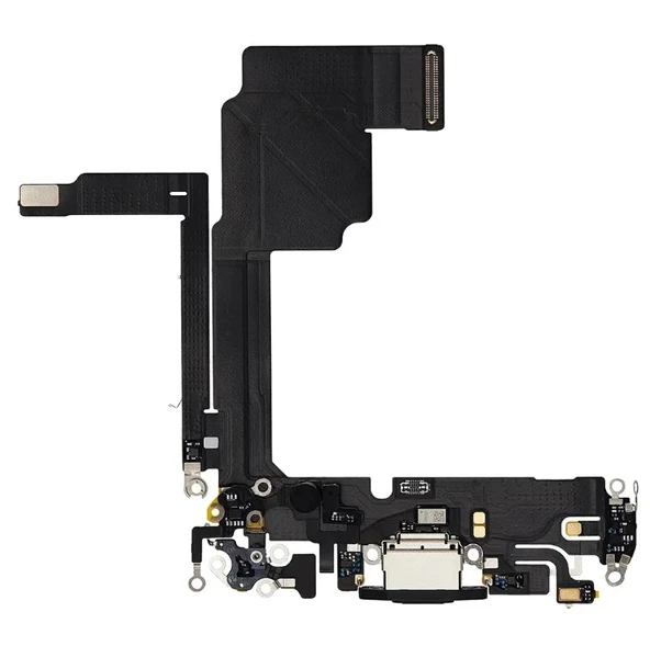 APPLE İPHONE 15 PRO ŞARJ SOKETİ FİLMİ FLEX (SİYAH) ürün görseli 1