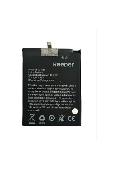 Reeder S19 Max Batarya Pil 3950 ürün görseli 1