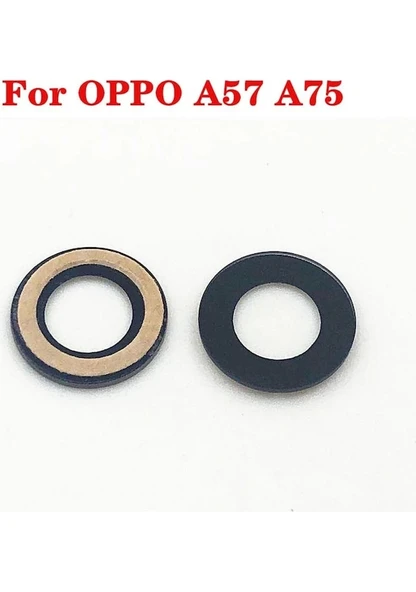 Oppo Uyumlu A57 Arka Kamera Camı Lensi (Çıtasız Sadece Cam) ürün görseli 1