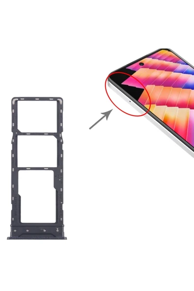 iNfinix Hot 30 Play Uyumlu Sim Kart Tepsisi Silver ürün görseli 1