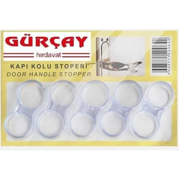 Kapı Pencere Stoperi Silikon 5li ürün görseli 1