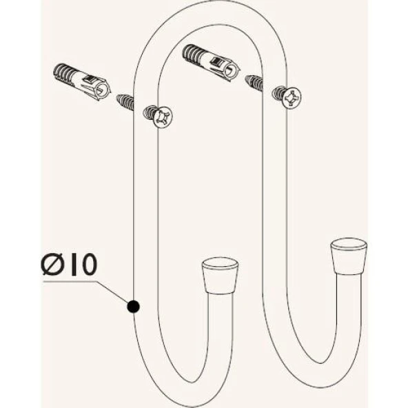 Gürçay Çok Amaçlı Raket Askısı - Resim 3