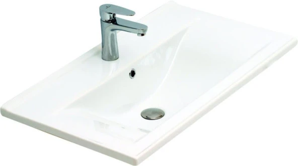 Alvit Thın 80 Cm Dolap Uyumlu Düz Lavabo ürün görseli 1