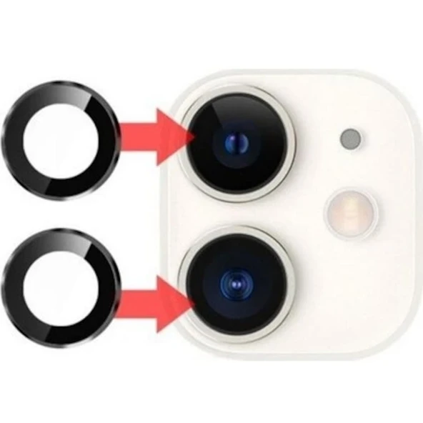 İphone 12 Uyumlu Kamera Lens Camı ürün görseli 1