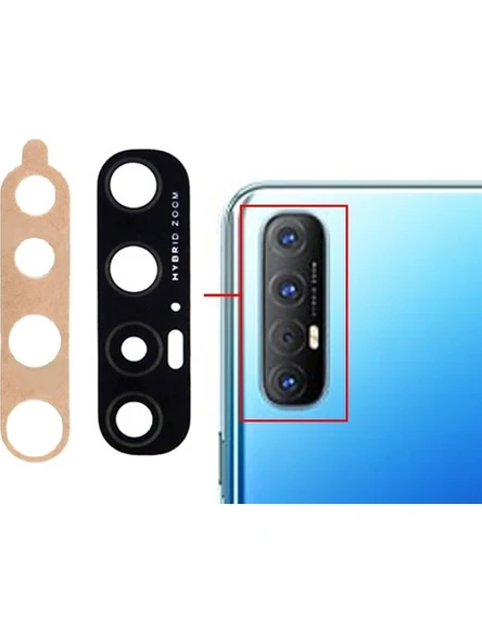 Oppo Reno3 Pro Kamera Lensi Camı CPH2035 CPH2037 CPH2036 ürün görseli 1
