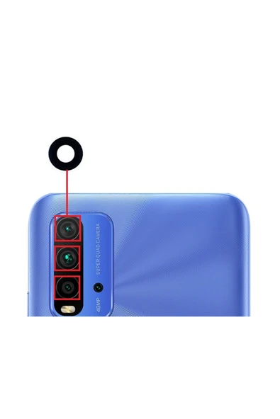 Xiaomi Redmi 9T Uyumlu Kamera Lensi Camı M2010J19SG M2010J19SY ürün görseli 1
