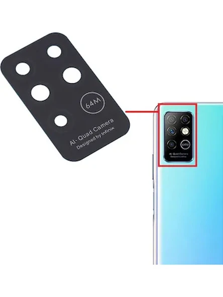 Infinix Hot 8i Uyumlu Kamera Camı ürün görseli 1