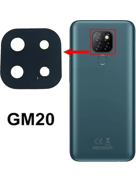 General Mobile GM20 Ile Uyumlu Kamera Camı ürün görseli 1
