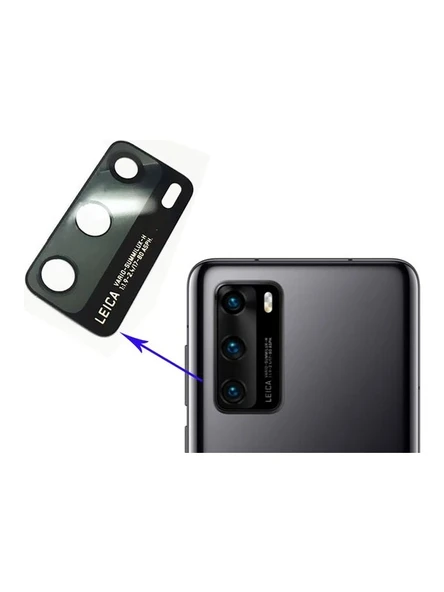 Huawei P40 Arka Kamera Camı Lens Yapışkanlı ürün görseli 1