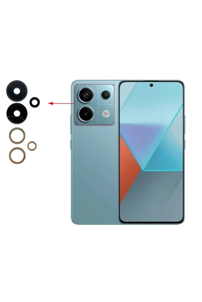 Xiaomi Uyumlu Redmi Note 13 Pro 4g Kamera Lensi Cam 23117ra68g, 2312fpca6g ürün görseli 1