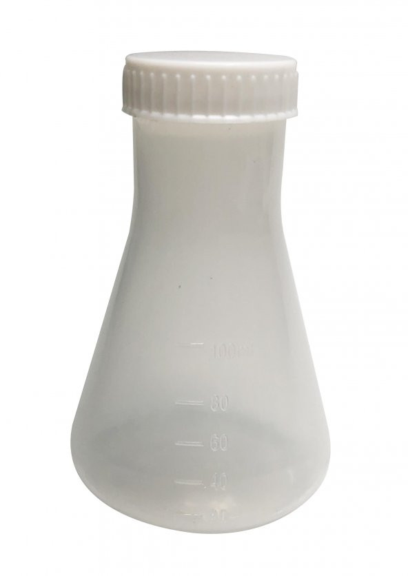 Erlenmayer 100ml. Plastik ürün görseli 1
